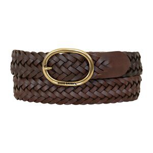 7276 Women's Casual Leather Belts With Durable Metal Buckle, Center Bar